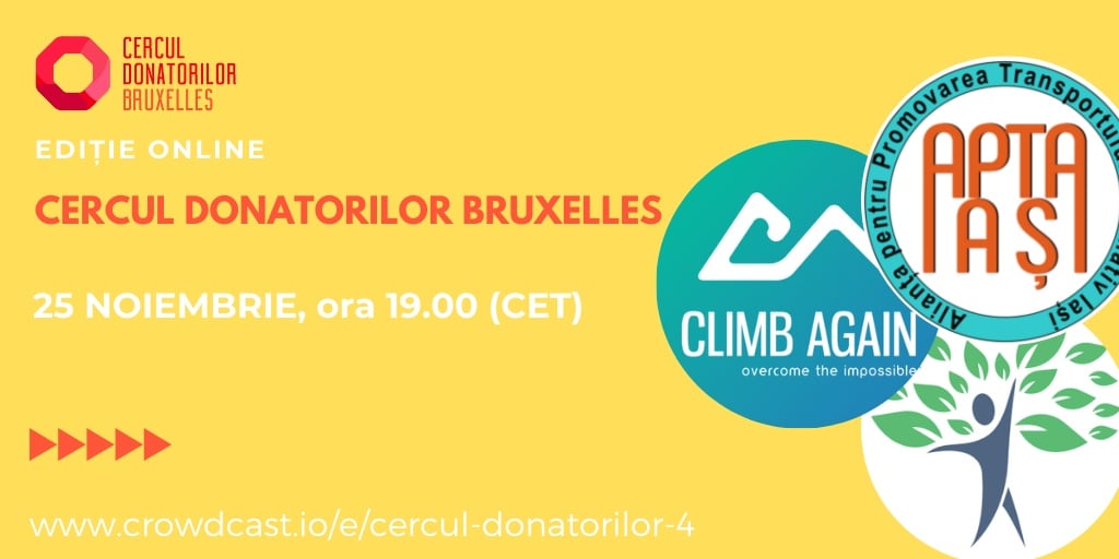 În seara aceasta, Alex Luchici, președintele APTA, va prezenta în cadrul finalei Cercul Donatorilor Bruxelles - ediția a VI-a - online